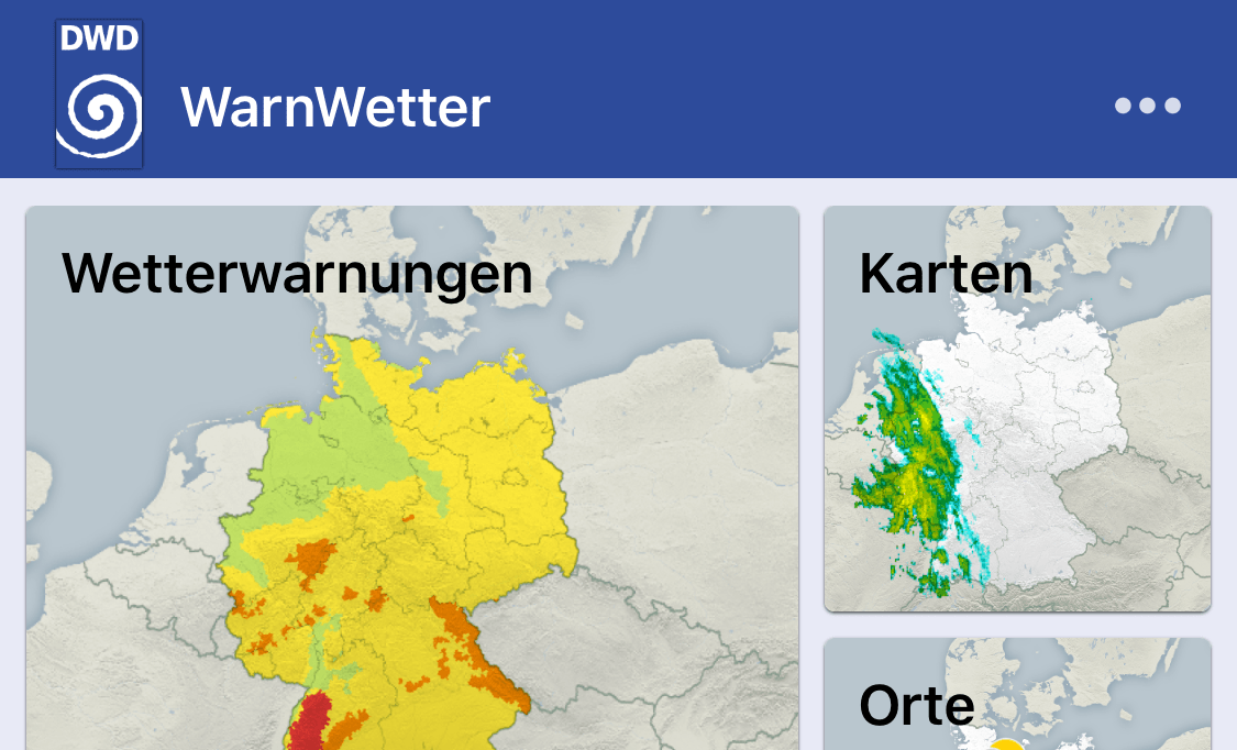 Warnwetter App