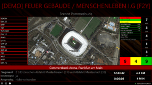 Einsatz Monitor Einsatzansicht