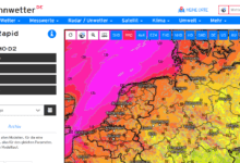 Webseiten für Wetterlagen